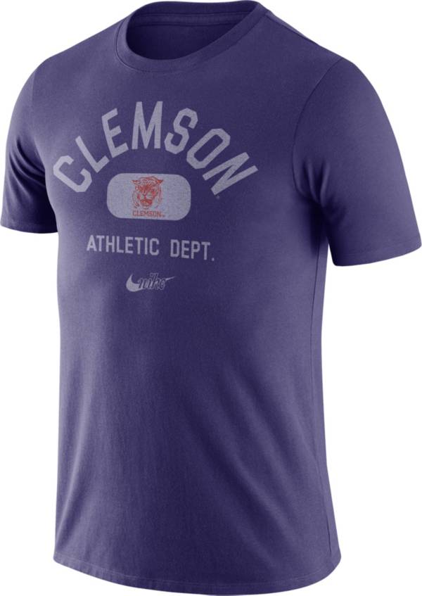 Nike Men's Clemson Tigers Regalia Tri-Blend Old School Arch T-Shirt product image