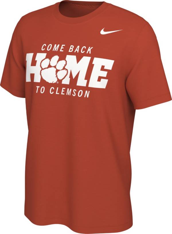 Nike Men's Clemson Tigers Orange Come Back Home Mantra T-Shirt product image