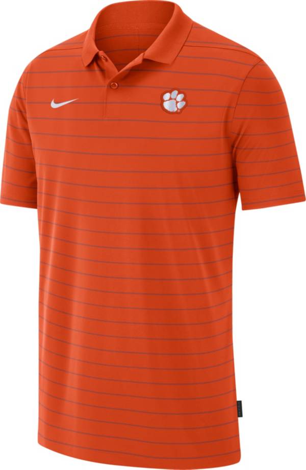 Nike Men's Clemson Tigers Orange Football Sideline Victory Polo product image