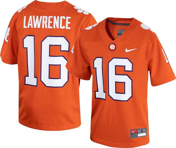 Men's Nike Trevor Lawrence Orange Clemson Tigers 2021 Draft Class Game Jersey Size: Medium