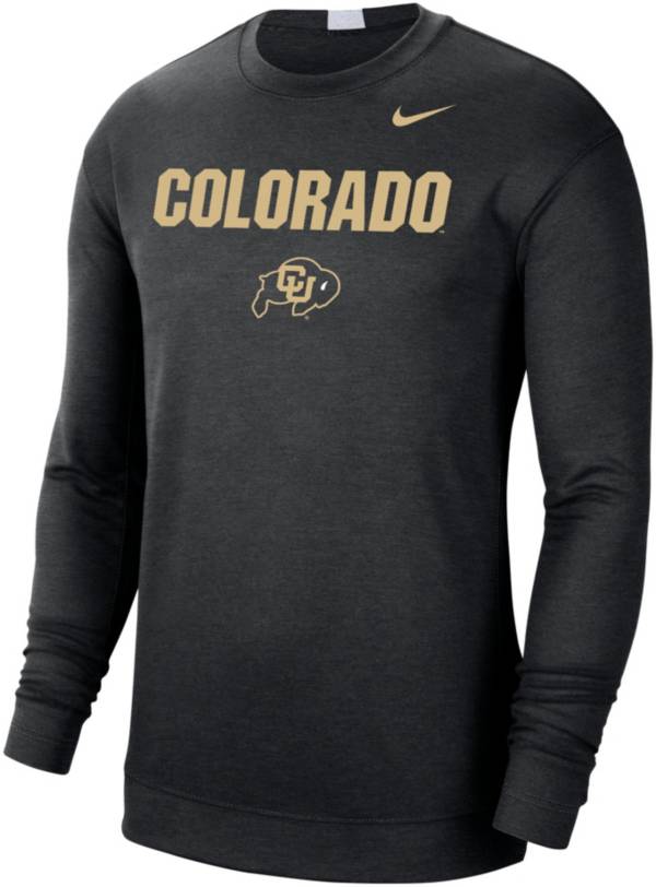 Nike Men's Colorado Buffaloes Black Spotlight Basketball Long Sleeve T-Shirt