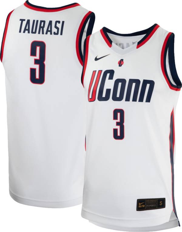 Nike UConn Huskies Diana Taurasi #3 White Replica Basketball Jersey