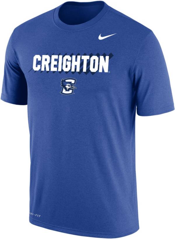 Nike Men's Creighton Bluejays Blue Dri-FIT Cotton T-Shirt