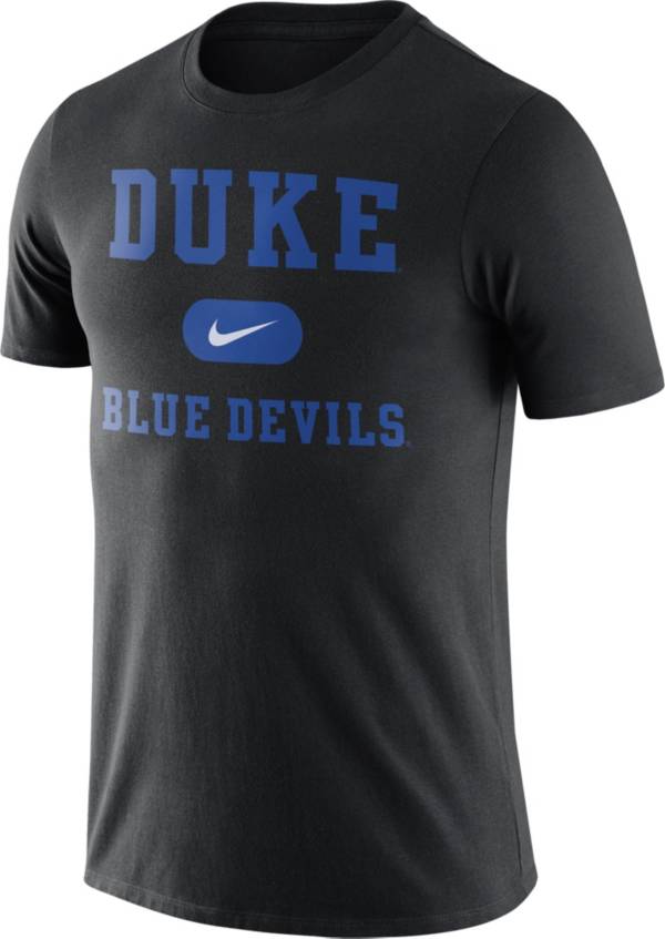 Nike Men's Duke Blue Devils Basketball Team Arch Black T-Shirt product image