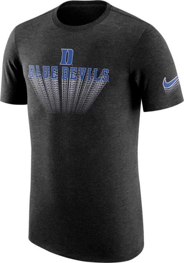 Nike Men's Duke Blue Devils Black Tri-Blend T-Shirt product image