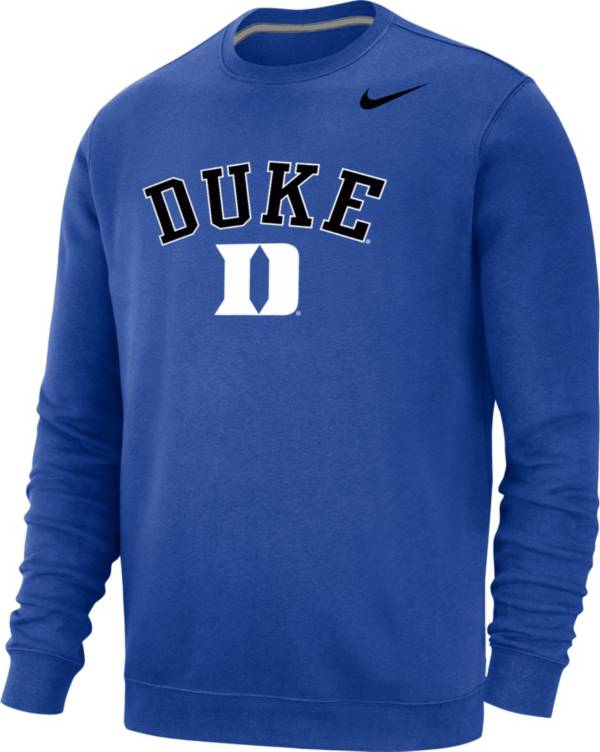 Nike Men's Duke Blue Devils Duke Blue Club Fleece Crew Neck Sweatshirt