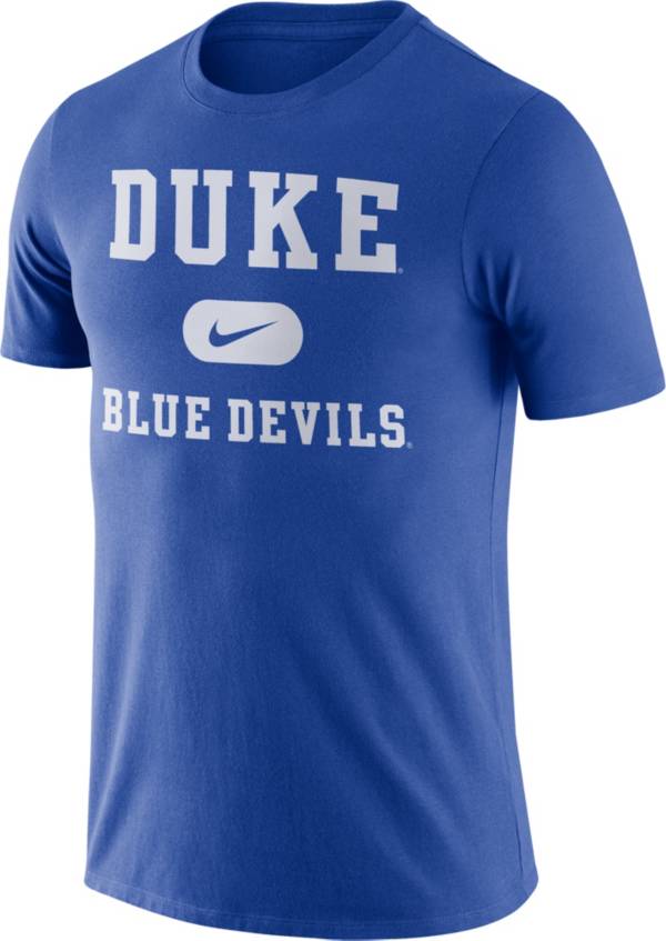 Nike Men's Duke Blue Devils Duke Blue Basketball Team Arch T-Shirt