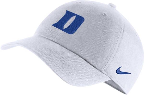 Nike Men's Duke Blue Devils White Heritage86 Adjustable Hat