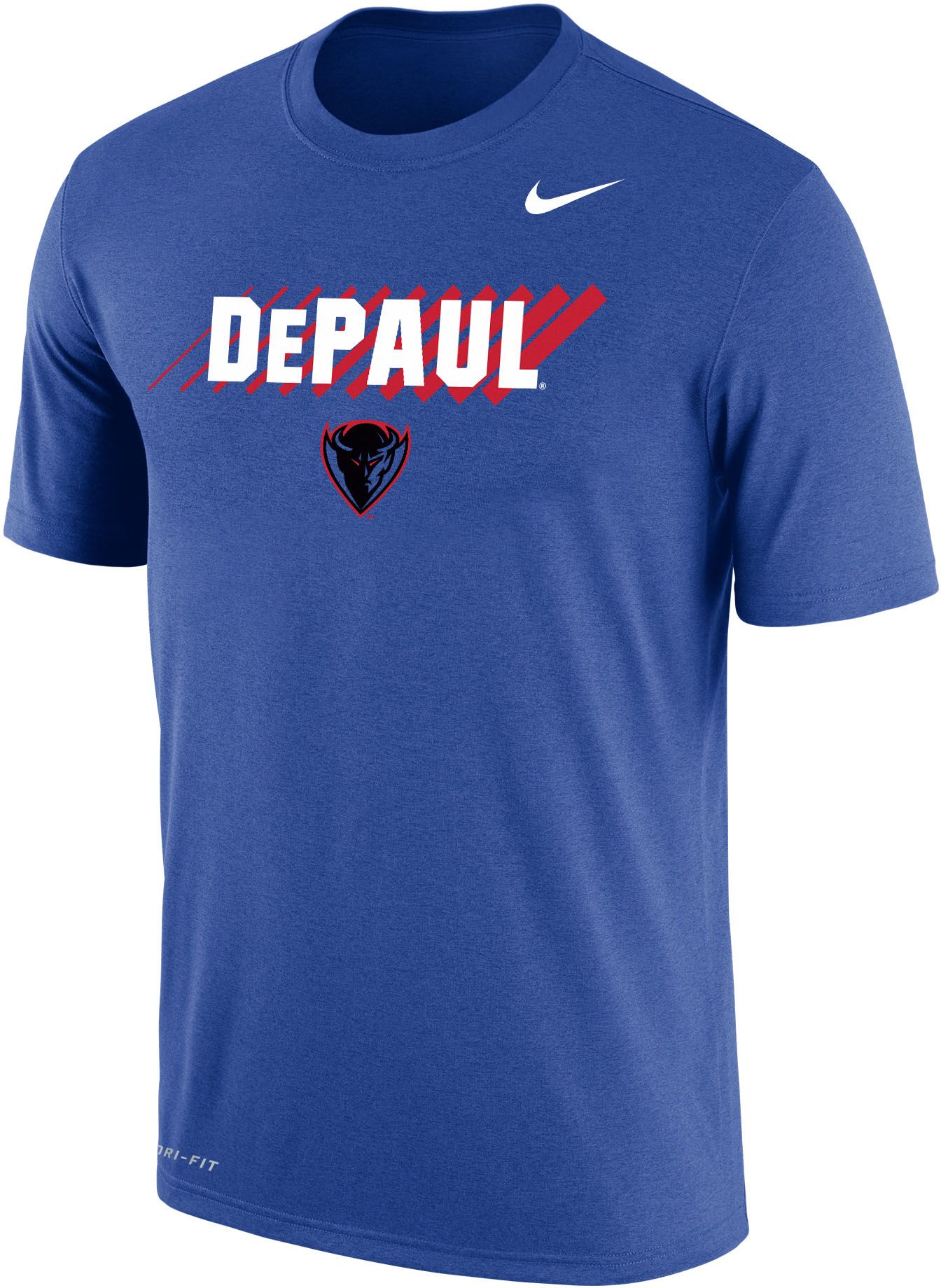 royal blue nike dri fit shirt