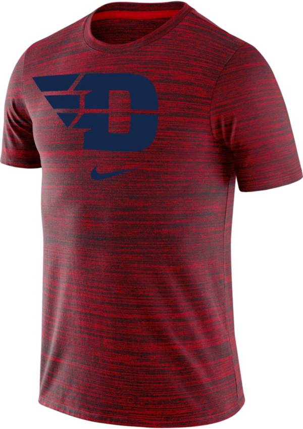 Nike Men's Dayton Flyers Heathered Red Velocity Legend T-Shirt