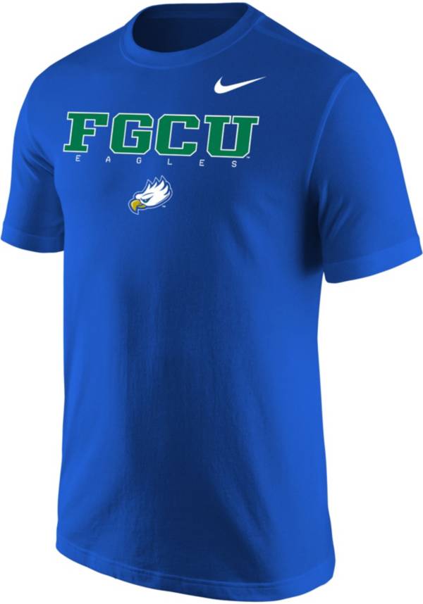 Nike Men's Florida Gulf Coast Eagles Cobalt Blue Core Cotton Graphic T-Shirt