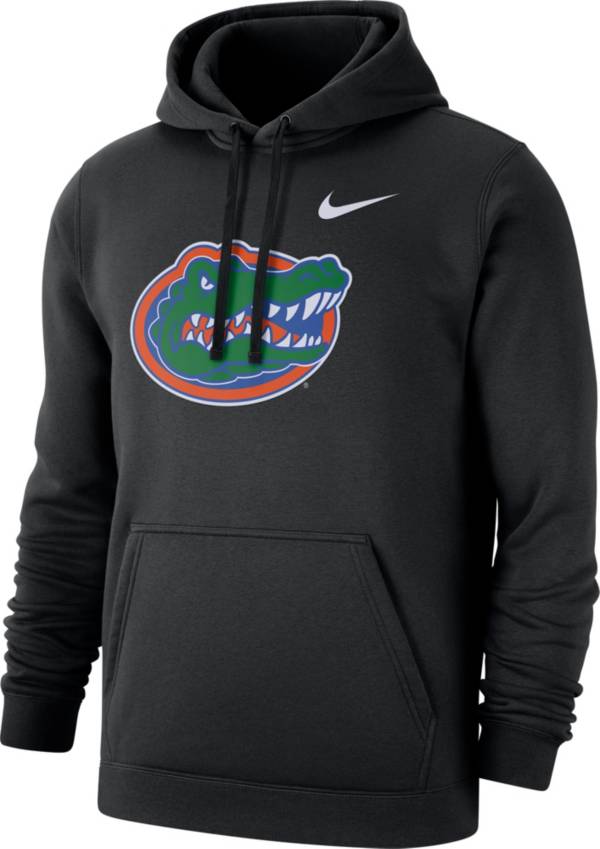 Nike Men's Florida Gators Club Fleece Pullover Black Hoodie