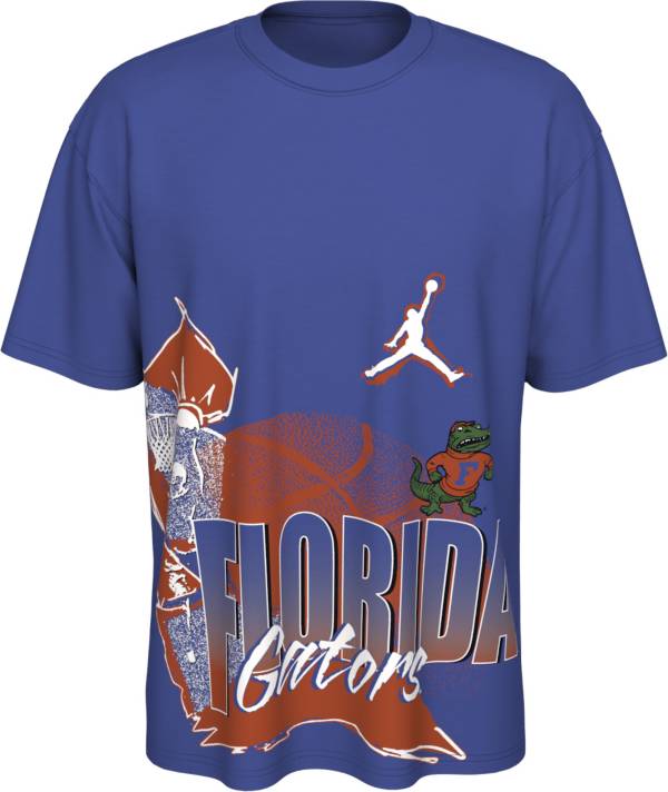 Jordan Men's Florida Gators Blue Max90 90's Basketball T-Shirt product image