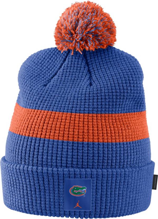 Jordan Men's Florida Gators Blue Football Sideline Pom Beanie