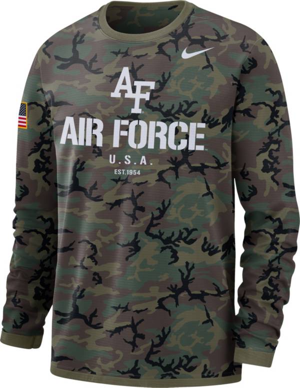 Nike Men's Air Force Falcons Camo Military Appreciation Long Sleeve T-Shirt product image