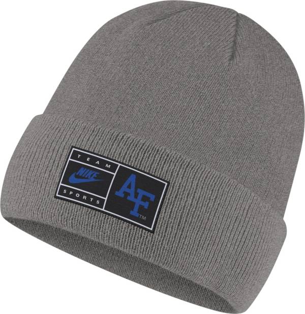 Nike Men's Air Force Falcons Grey Cuffed Knit Beanie product image