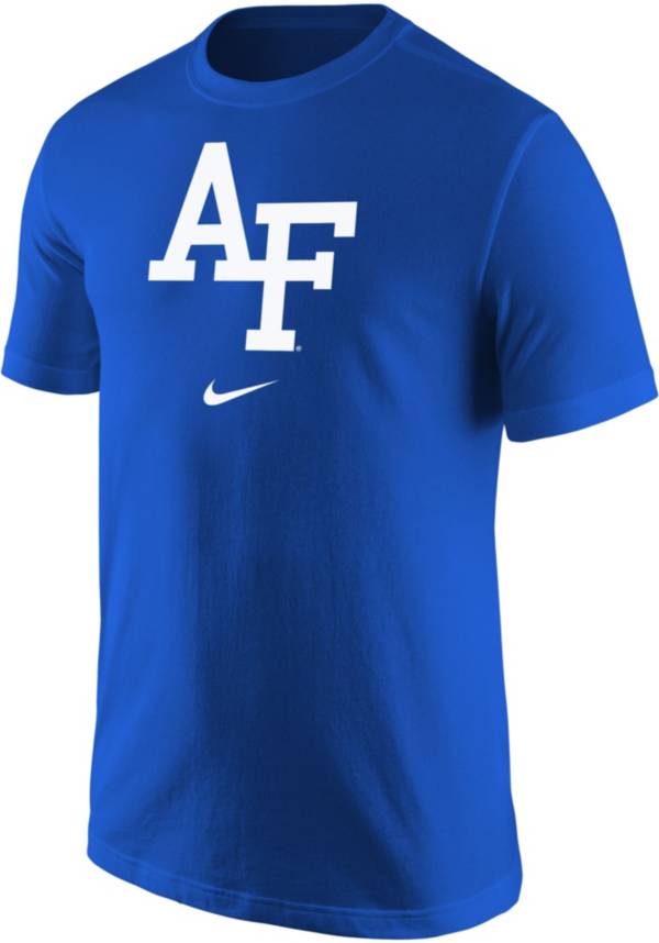 Nike Men's Air Force Falcons Blue Core Cotton Logo T-Shirt product image