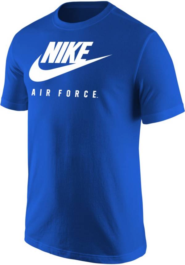 Nike Men's Air Force Falcons Blue Futura T-Shirt product image