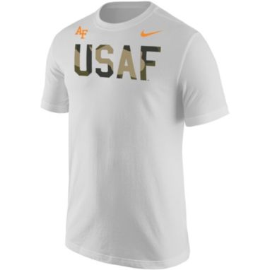sorry, Nike Men's Air Force Falcons Rivalry Core Cotton White T-Shirt is currently out of stock