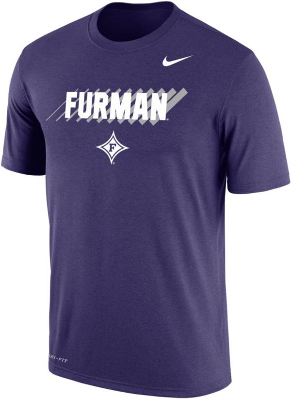 Nike Men's Furman Paladins Purple Dri-FIT Cotton T-Shirt
