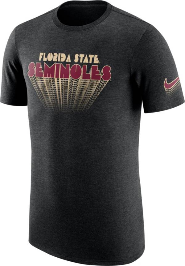 Nike Men's Florida State Seminoles Black Tri-Blend T-Shirt product image