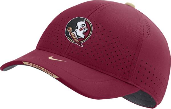 Nike Men's Florida State Seminoles Garnet AeroBill Swoosh Flex Classic99 Football Sideline Hat product image