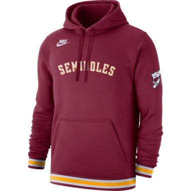 sorry, Nike Men's Florida State Seminoles Garnet Retro Fleece Pullover Hoodie is currently out of stock