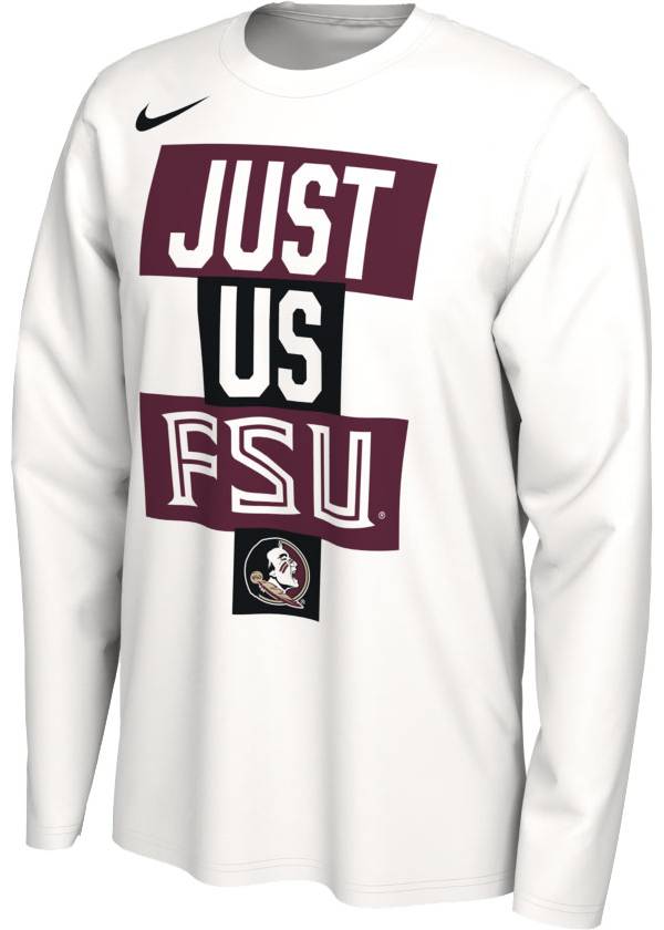 Nike Men's Florida State Seminoles ‘Just Us' Bench Long Sleeve T-Shirt