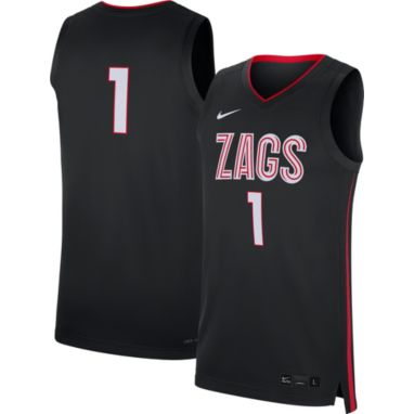 sorry, Nike Men's Gonzaga Bulldogs #1 Black Replica Basketball Jersey is currently out of stock