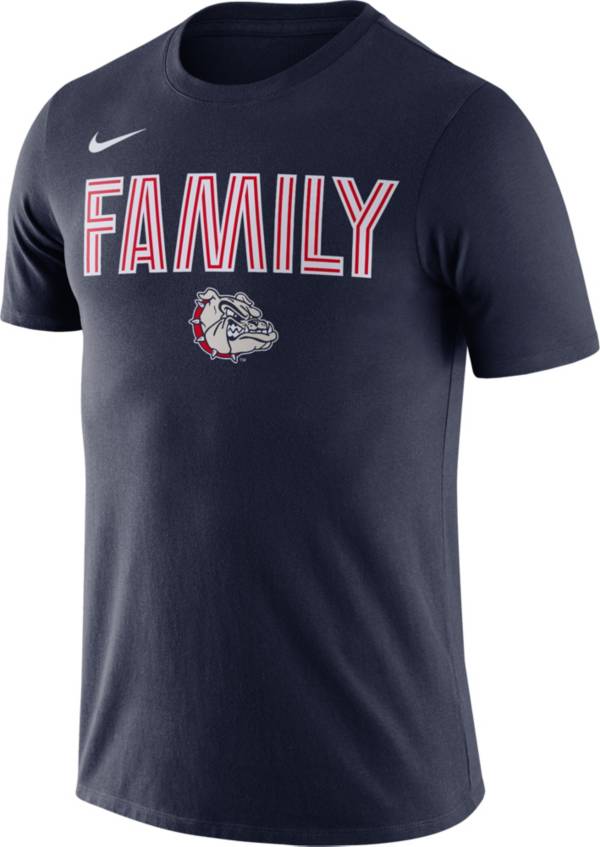 Nike Men's Gonzaga Bulldogs Blue Family T-Shirt product image