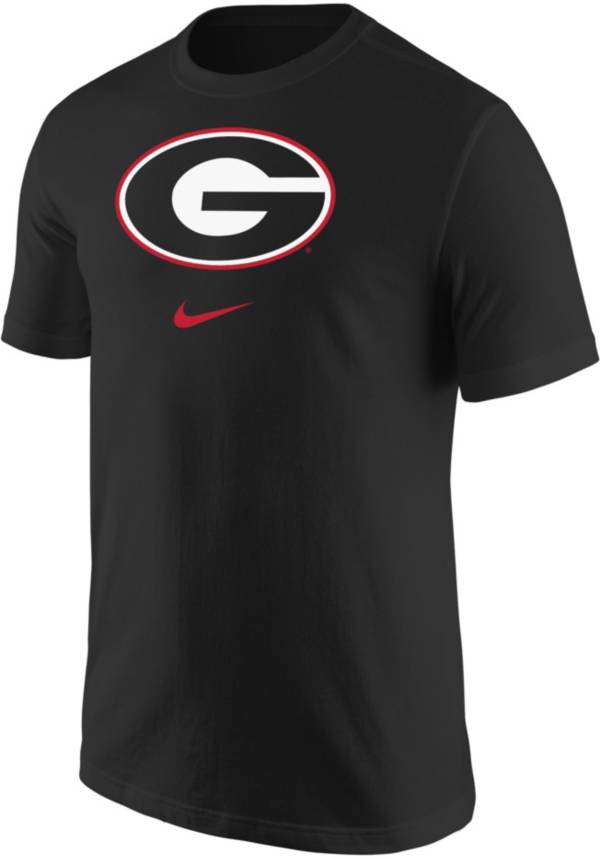 Nike Men's Georgia Bulldogs Core Cotton Logo Black T-Shirt product image