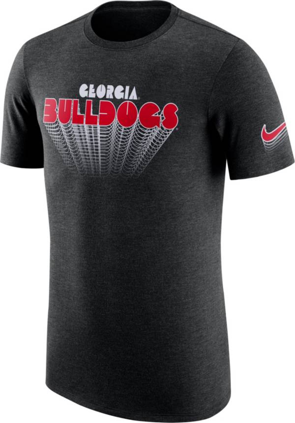 Nike Men's Georgia Bulldogs Black Tri-Blend T-Shirt product image