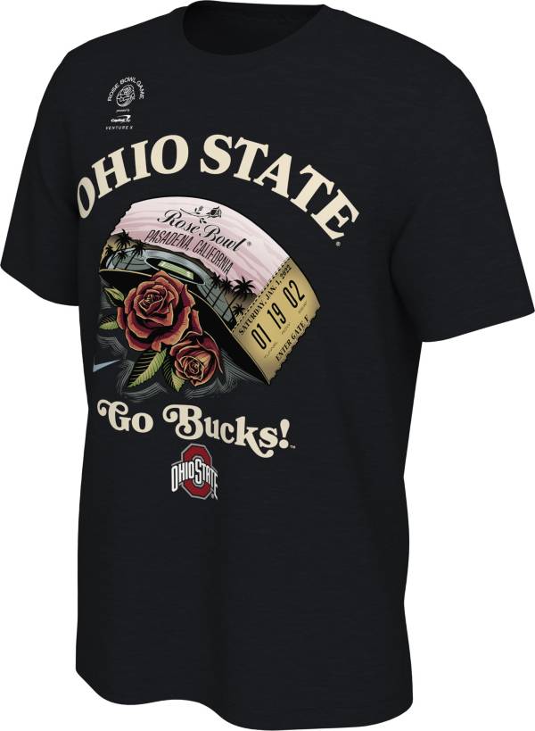 Nike Men's 2022 Rose Bowl Game Bound Ohio State Buckeyes T-Shirt