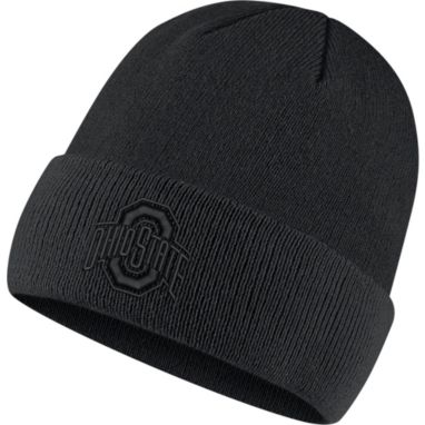 sorry, Nike Men's Ohio State Buckeyes Black Logo Cuffed Knit Beanie is currently out of stock