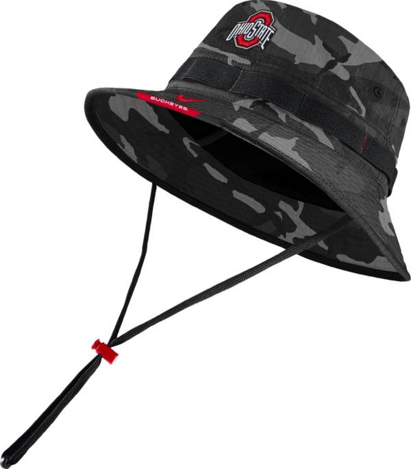 Nike Men's Ohio State Buckeyes Camo Dri-FIT Football Sideline Bucket Hat product image