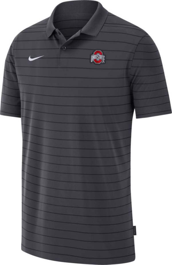 Nike Men's Ohio State Buckeyes Gray Football Sideline Victory Polo product image