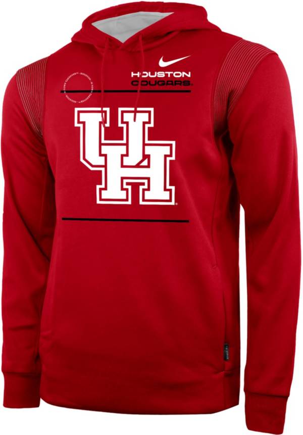 Nike Men's Houston Cougars Red Therma Performance Pullover Hoodie product image