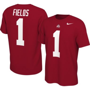 sorry, Nike Men's Ohio State Buckeyes Justin Fields #1 Scarlet Football Jersey T-Shirt is currently out of stock