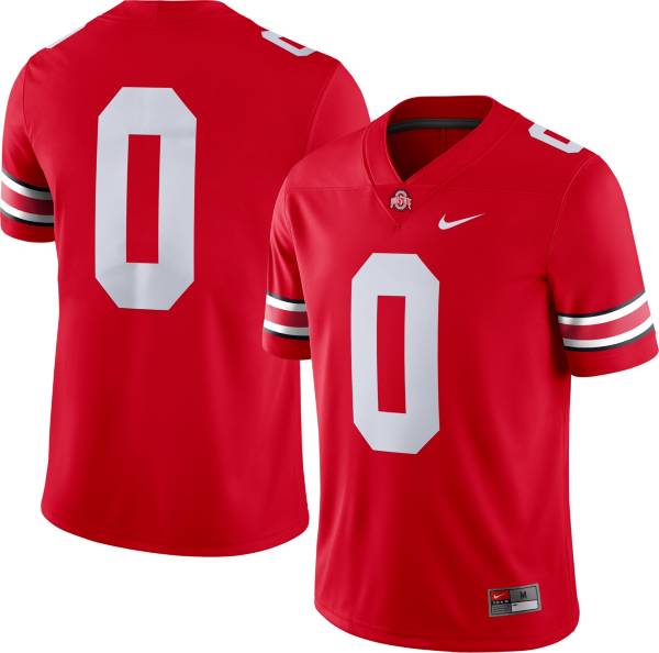 Nike Men's Ohio State Buckeyes #0 Scarlet Dri-FIT Game Football