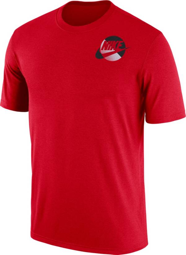 Nike Men's Ohio State Buckeyes Scarlet Max90 Oversized Just Do It T-Shirt product image