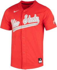 Nike Men's Ohio State Buckeyes Full-Button Vapor Elite Baseball
