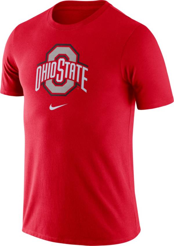 Nike Men's Ohio State Buckeyes Scarlet Essential Logo T-Shirt product image