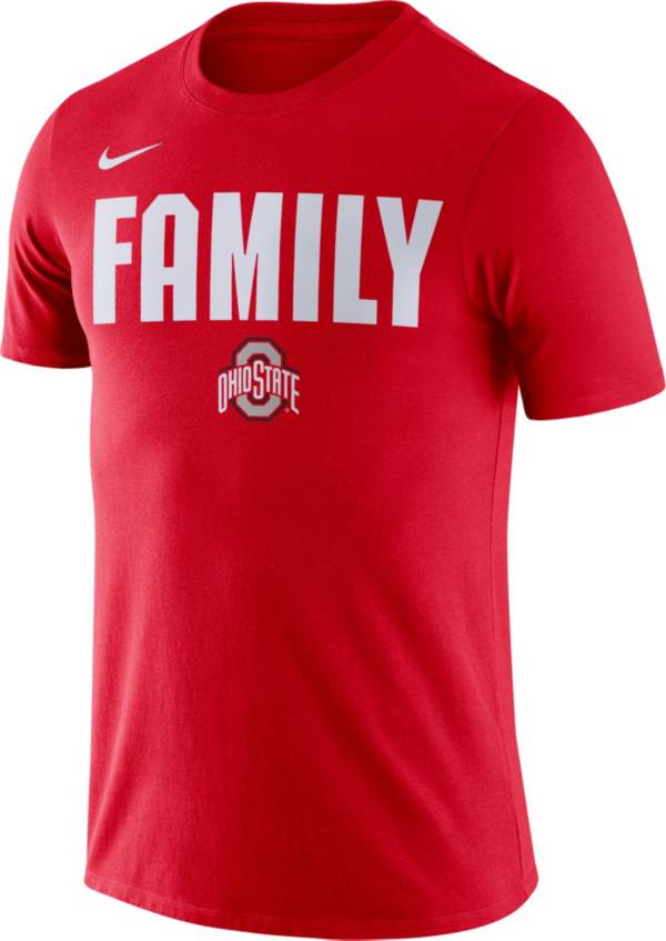 Nike Men's Ohio State Buckeyes Scarlet Family T-Shirt product image