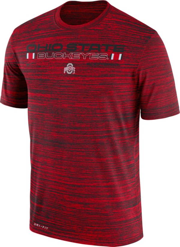 Nike Men's Ohio State Buckeyes Scarlet Velocity Legend Football T-Shirt product image