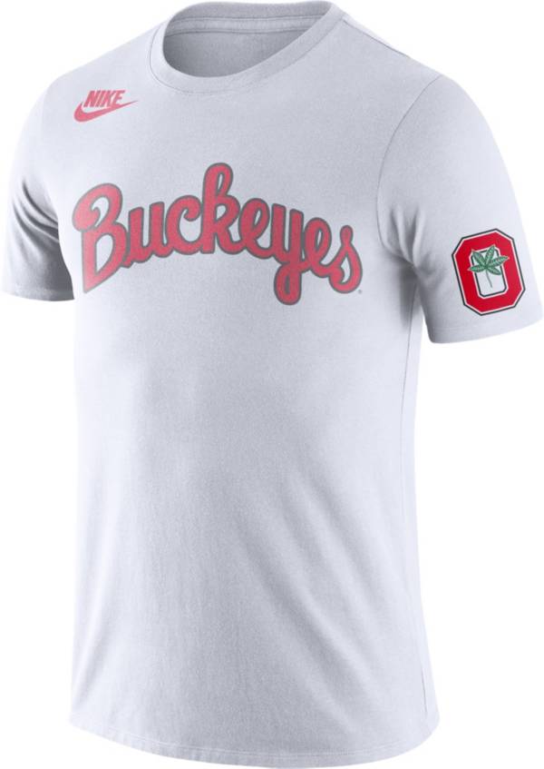 Nike Men's Ohio State Buckeyes Retro Cotton White T-Shirt product image
