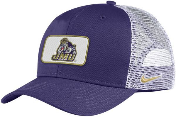 Nike Men's James Madison Dukes Purple Classic99 Trucker Hat