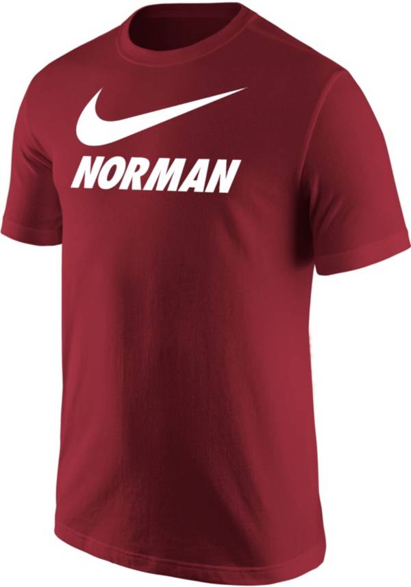 Nike Men's Oklahoma Sooners Norman Crimson City T-Shirt product image