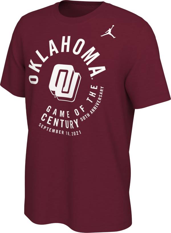 Jordan Men's Baker Mayfield Oklahoma Sooners #6 Crimson Dri-FIT Game  Football Jersey