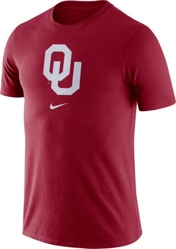 Nike Men's Oklahoma Sooners Crimson Essential Logo T-Shirt | Dick's ...