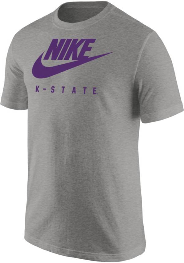 Nike Men's Kansas State Wildcats Grey Futura T-Shirt product image